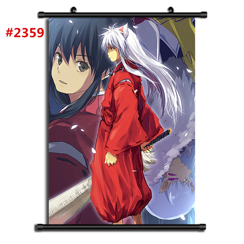 InuYasha Inu Yasha Аниме Манга настенный плакат свиток B - Цвет: 2359