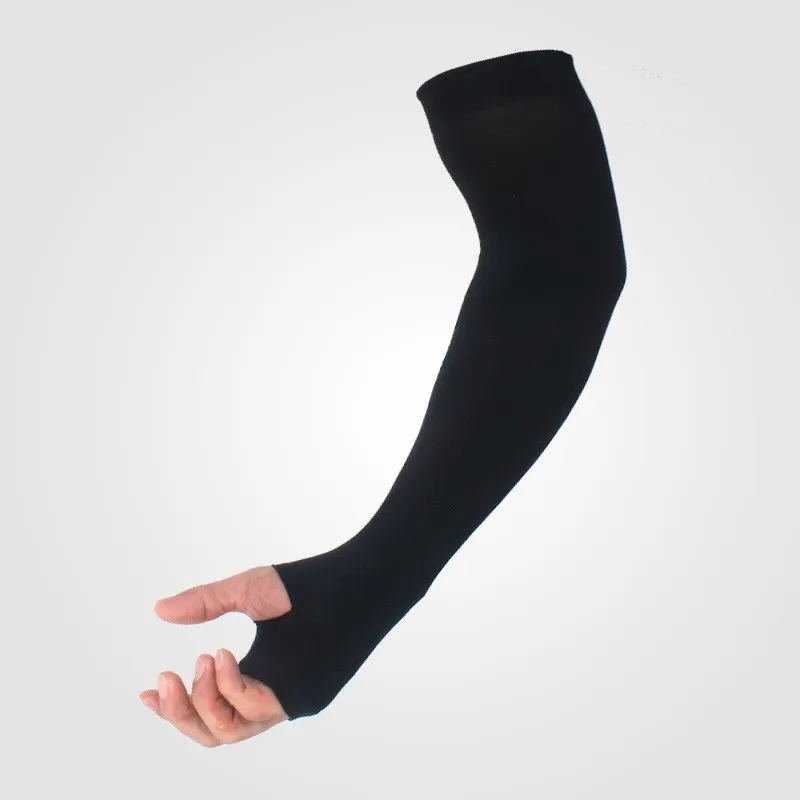 Arm sleeve-BLA1 Рукава руки синий белый розовый серый летняя Защита от солнца УФ Велоспорт Бег Альпинизм Вождение рыболовный Рукав Крышка для мужчин и женщин - Цвет: Arm sleeve-BLA1