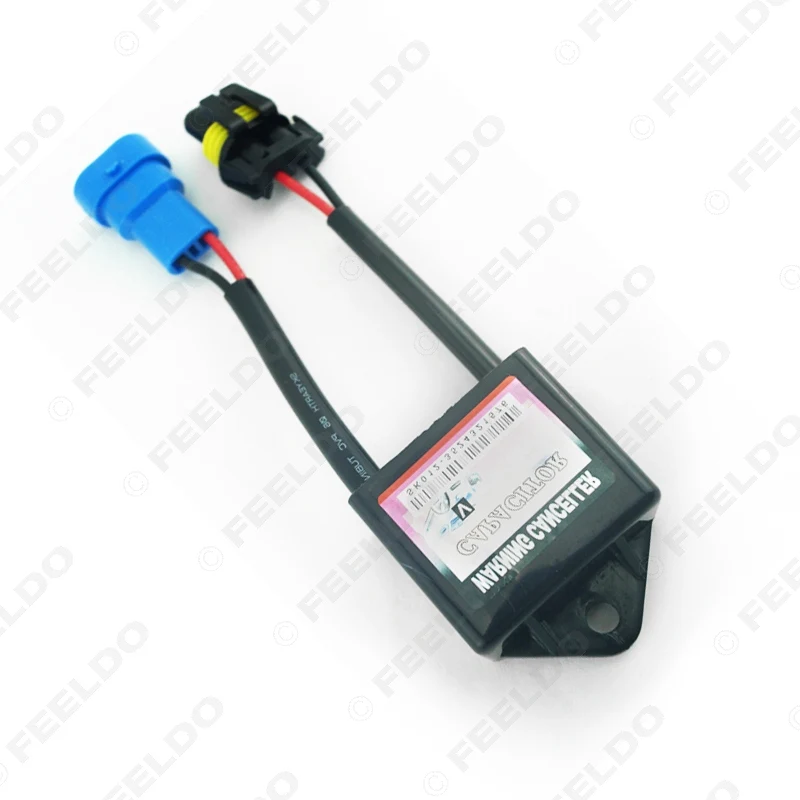 FEELDO 1PC Car Xenon HID Kit Anti-flicker Error Warning Canceller H1 H3 H4 H7 Capacitors Computer Decoder for C6 VW #HQ4209 | Автомобили и