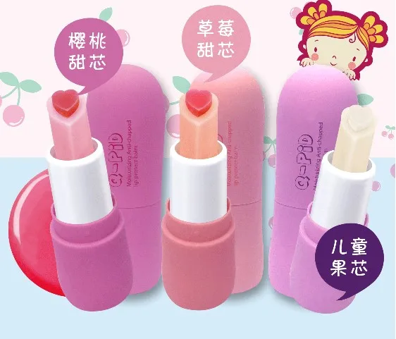 Kawaii Korea Q внутренний бальзам для губ макияжа Увлажняющий Макарон натуральный