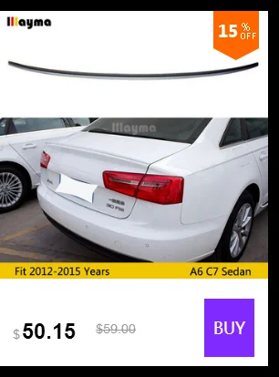 Стиль Caractere углеродное волокно задний багажник спойлер для Audi A6 C7 седан 2012- год автомобильный спойлер крыло(не подходят Sline s6 rs6