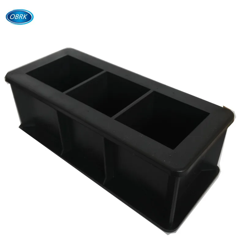 

50mm Cube Three Gang Plastic Mould Concrete Test Mould 50MM Box