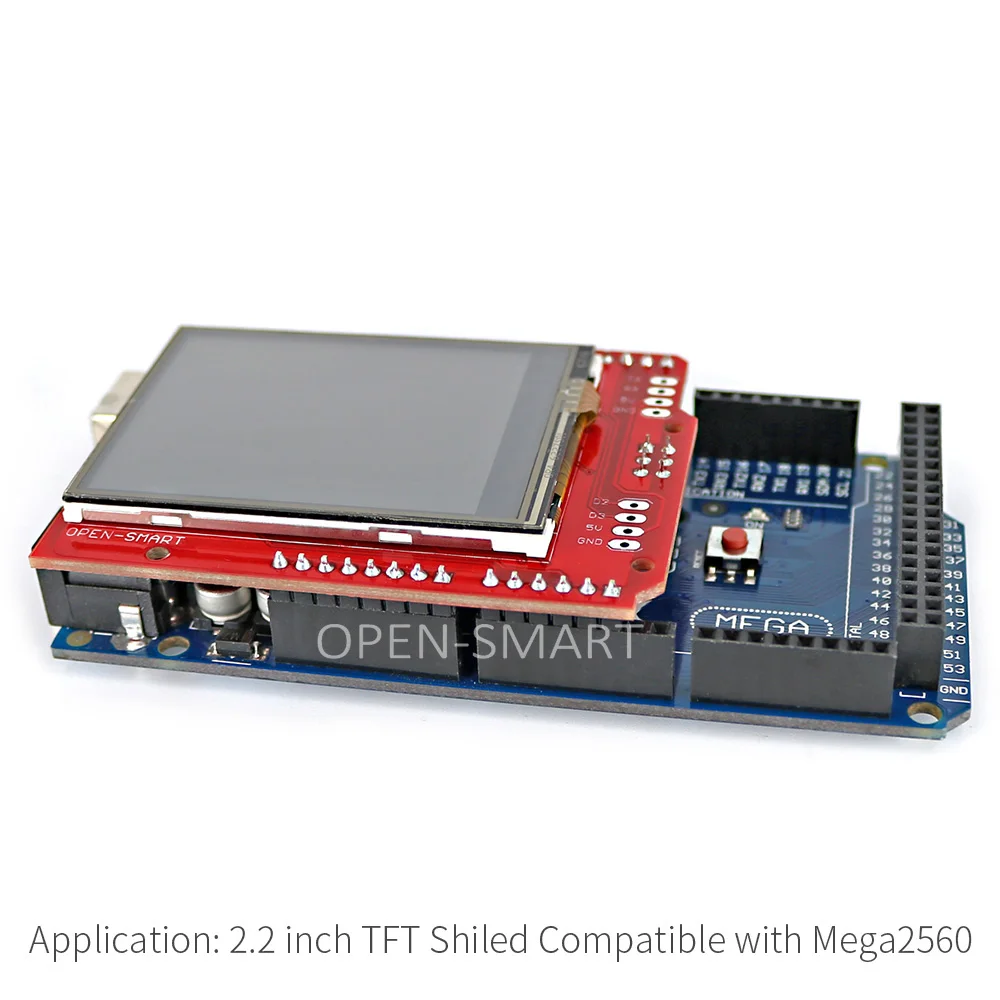 2,2 дюймовый TFT ЖК-дисплей модуль сенсорный экран щит+ UNO R3 Комплект с USB кабелем/tf-картой/ручкой для Arduino UNO R3/Mega 2560