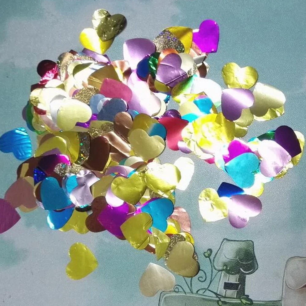 150 г разноцветное сердце любовь свадьба годовщина вечерние Оловянная ткань