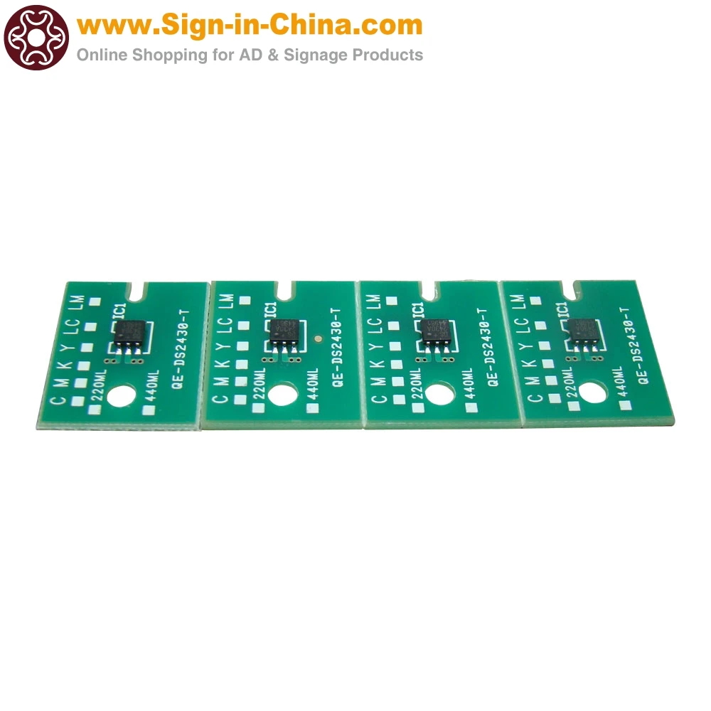 Водные FPG чипы постоянный Roland FH 740 4 шт./компл. CMYK|chip set| |