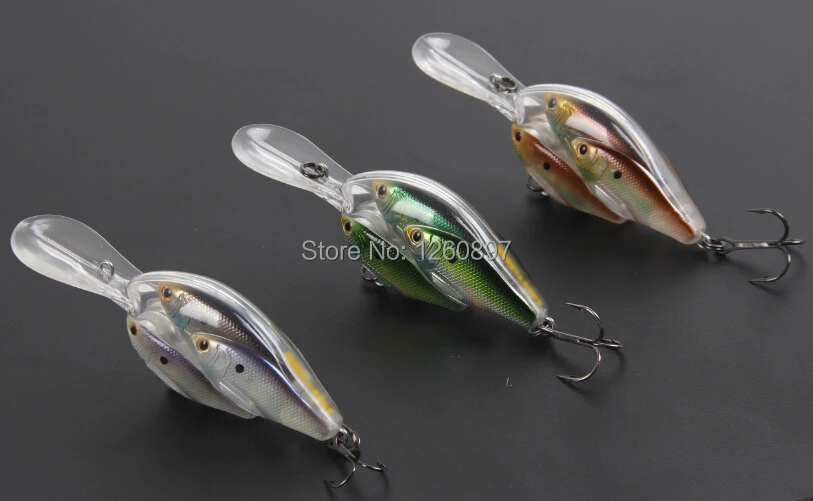 Crankbait Hard Fishing Bait 65mm 18g 0-2.5m Fish School Crank Lure Artificial Lures noise model | Спорт и развлечения