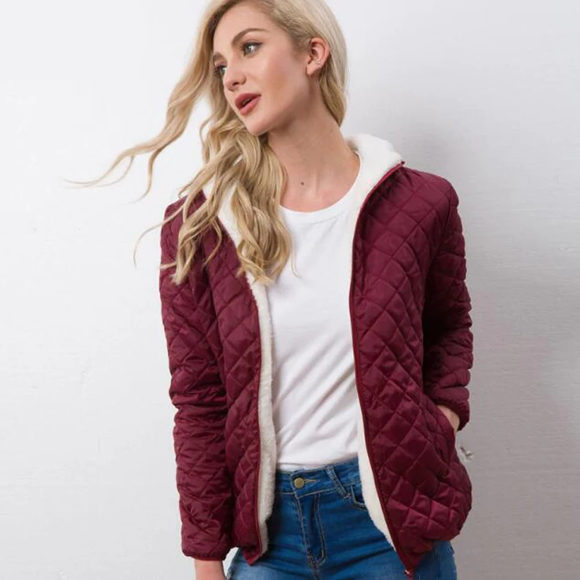 Лидер продаж Осенние парки базовые куртки для женщин зимние бархатные пальто с