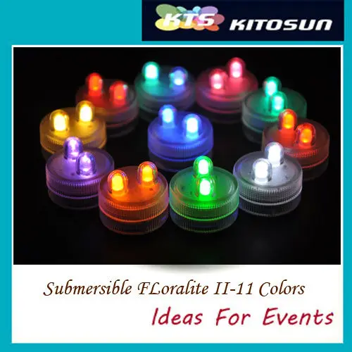 (100 pieces/lot) Waterproof Submersible LED Tea Light  Wedding Event Centerpieces deco