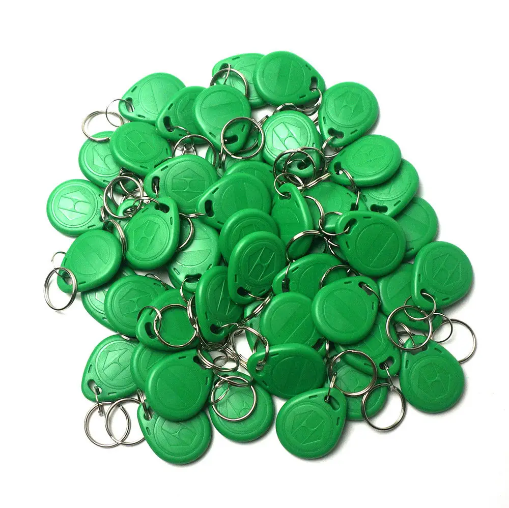 Green 125 кГц EM4305 Перезаписываемый RFID Брелок тег жетон карта контроля доступа - Цвет: Green