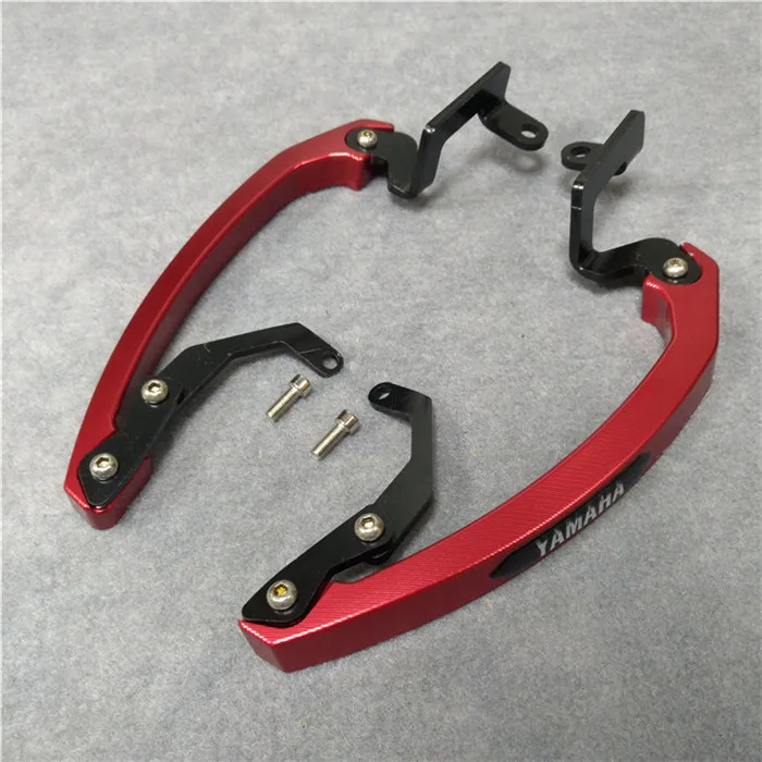 red have logo MT07 MT 07 поручень баров заднее сиденье Ручка для Yamaha MT-07 FZ07 FZ 07 - Цвет: red have logo