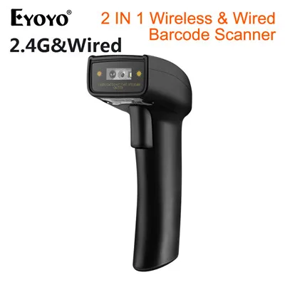 Eyoyo EY-006Y 2D сканер штрих-кодов портативный Проводной 1D 2D USB считыватель штрих-кодов qr-код сканер leitor de codigo de barra escaneador - Цвет: 2 in 1