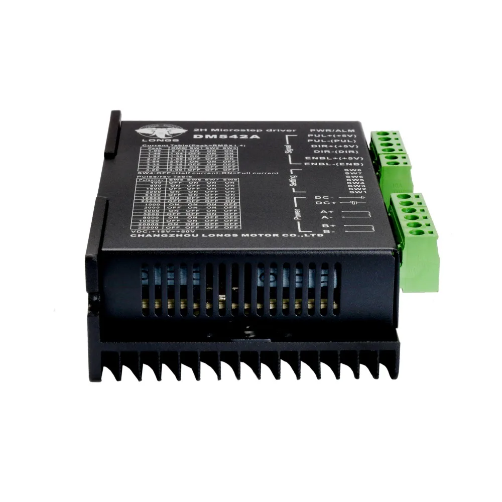 Драйвер шагового двигателя DM542A peak 4.2A 128 micsteps 18 В ~ 50 в для Nema 23 1 шт.|Шаговый