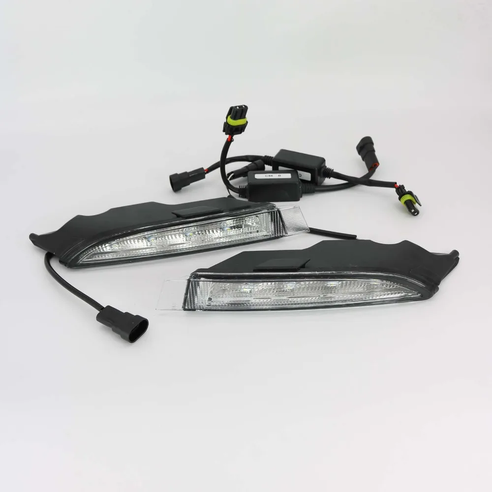 Для VW Golf 6 MK6 R20 2009 2010 2011 2012 2013 светодиодный дневный ходовой светильник DRL