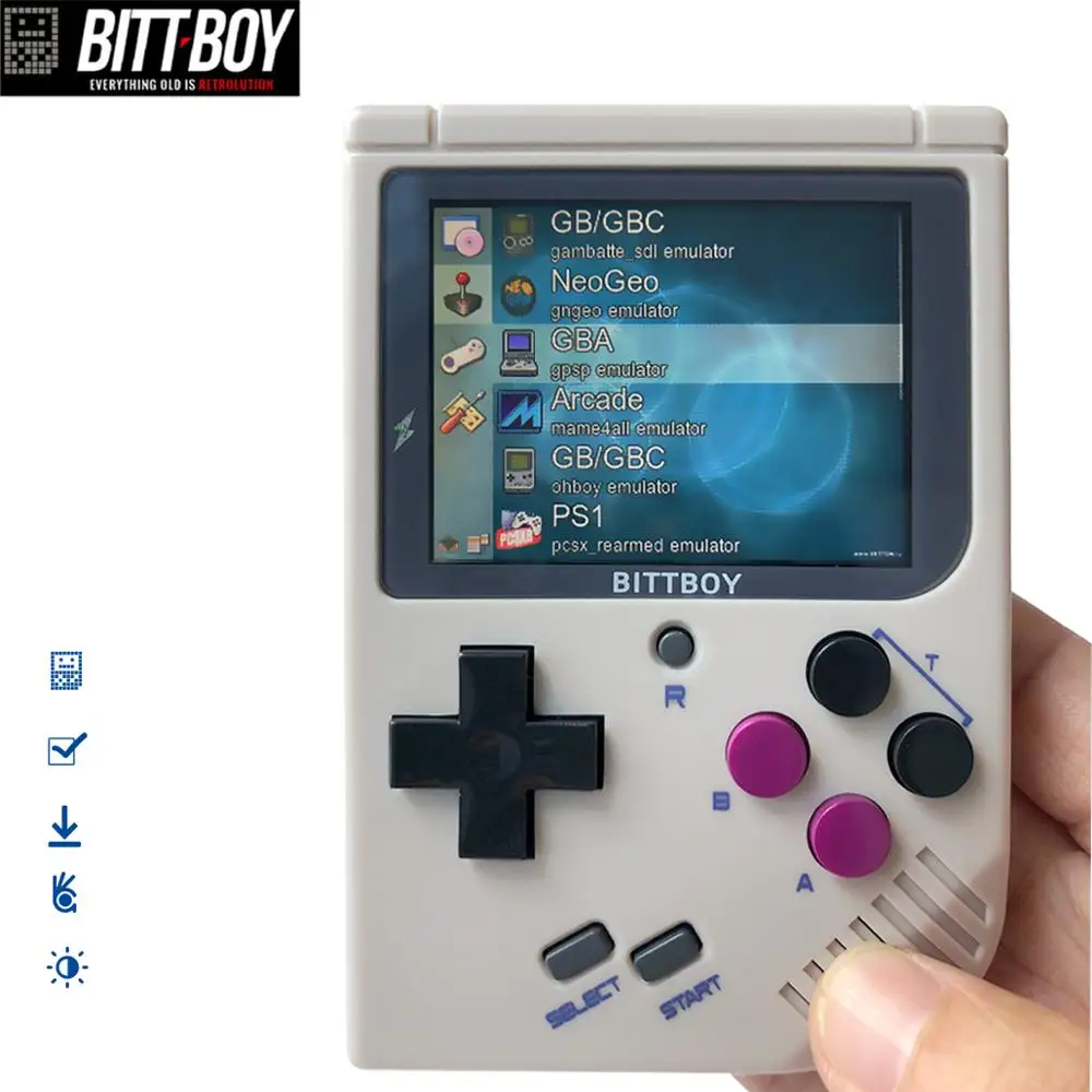 BittBoy V3.5 + 8 Гб 2 шт. игровая консоль портативные игровые плееры Ретро игры для детей