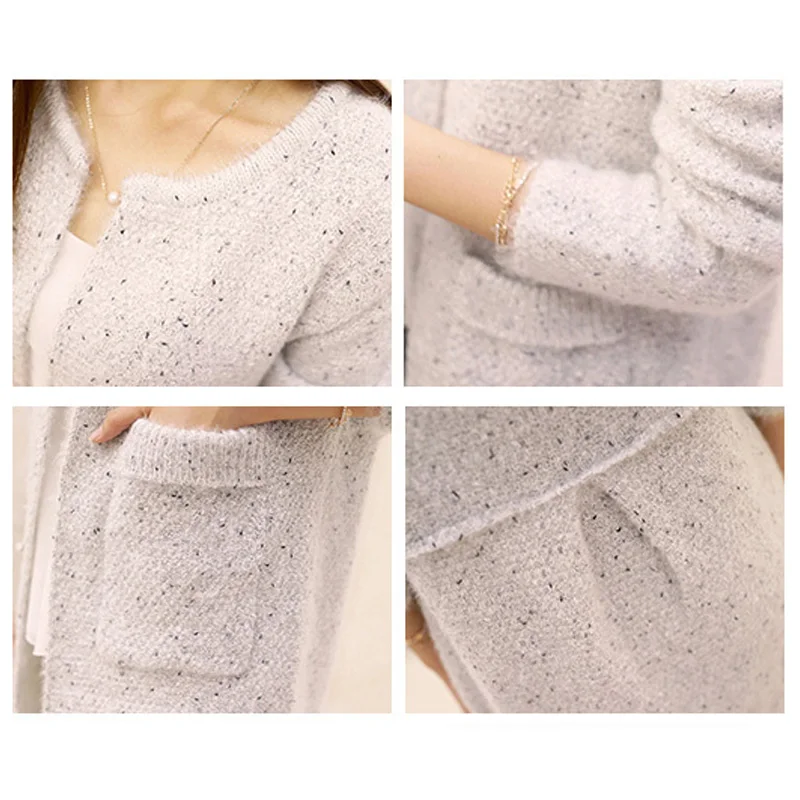 TIGENA Long Cardigan Female 2019 Spring Autumn Sleeve Crochet Women Sweater Knitted Jacket Tops |