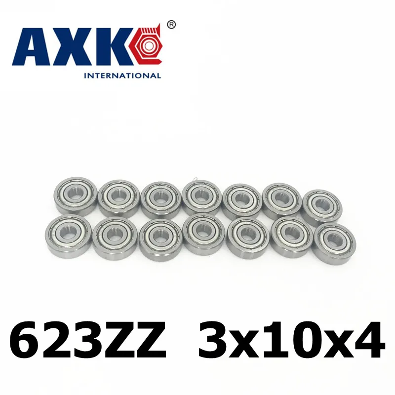 Axk 623zz подшипник Φ 10 шт 3x10x4 мм миниатюрные 623-2z шарикоподшипники 623 Zz Emq Z3v3 качество |