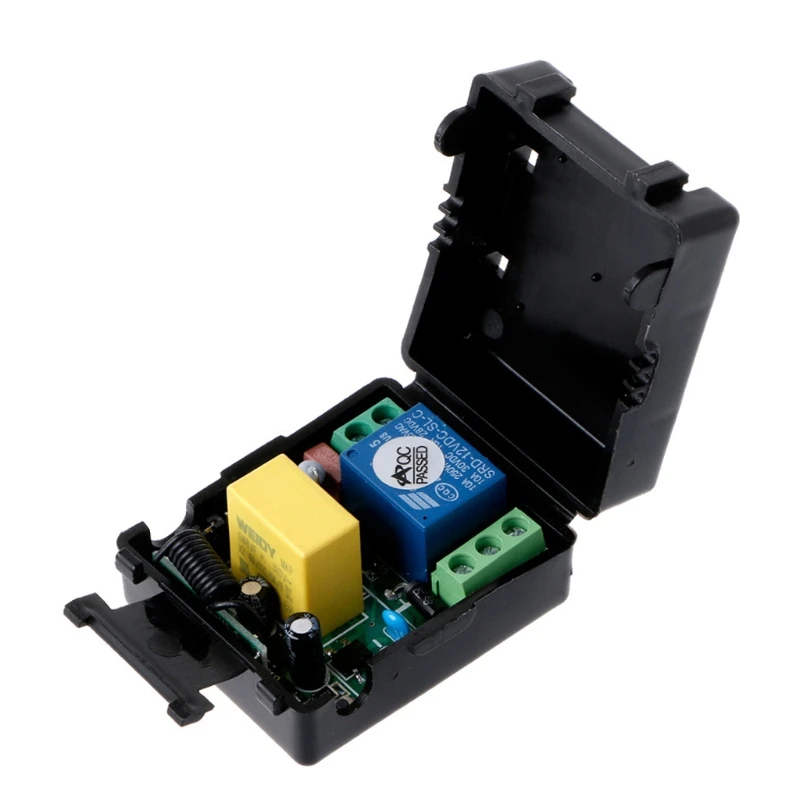 

AC 220V 10A 1CH RF 315MHz Wireless Remote Control Switch Receiver+Transmitter Kit