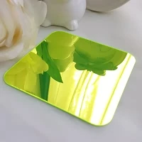 Fluorescent Green 4 шт. фотостена магнитное тонкое зеркальное изображение рамка детский простой креативный магнит рамки набор 3x3. 5in 4x6in 5x7in F012 - Цвет: Fluorescent Green