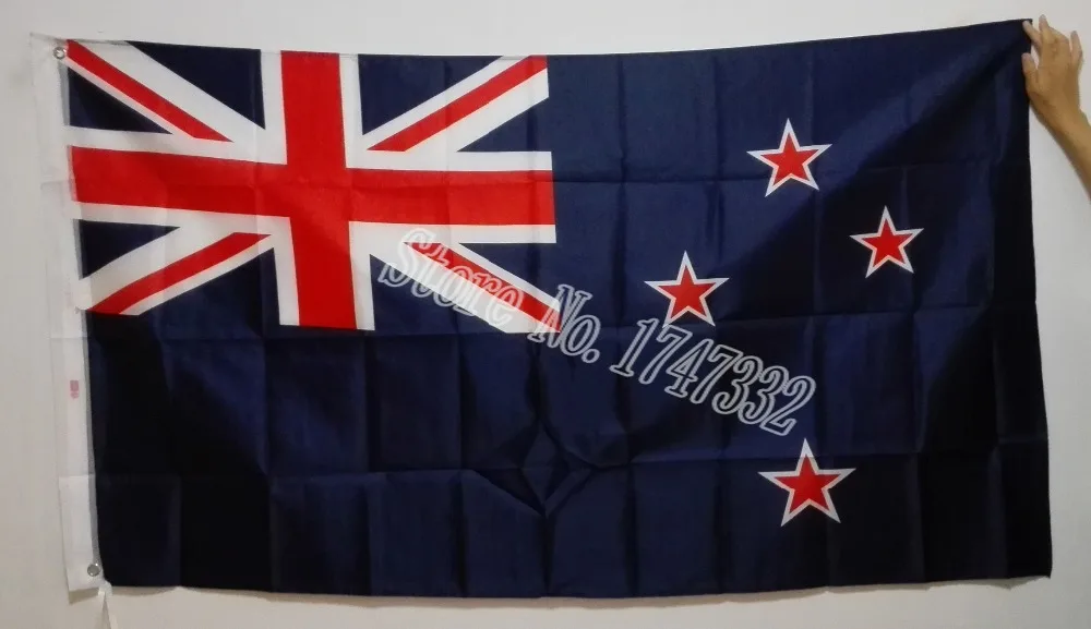 

New Zealand National Flag hot sell goods 3X5FT 150X90CM Banner brass metal holes