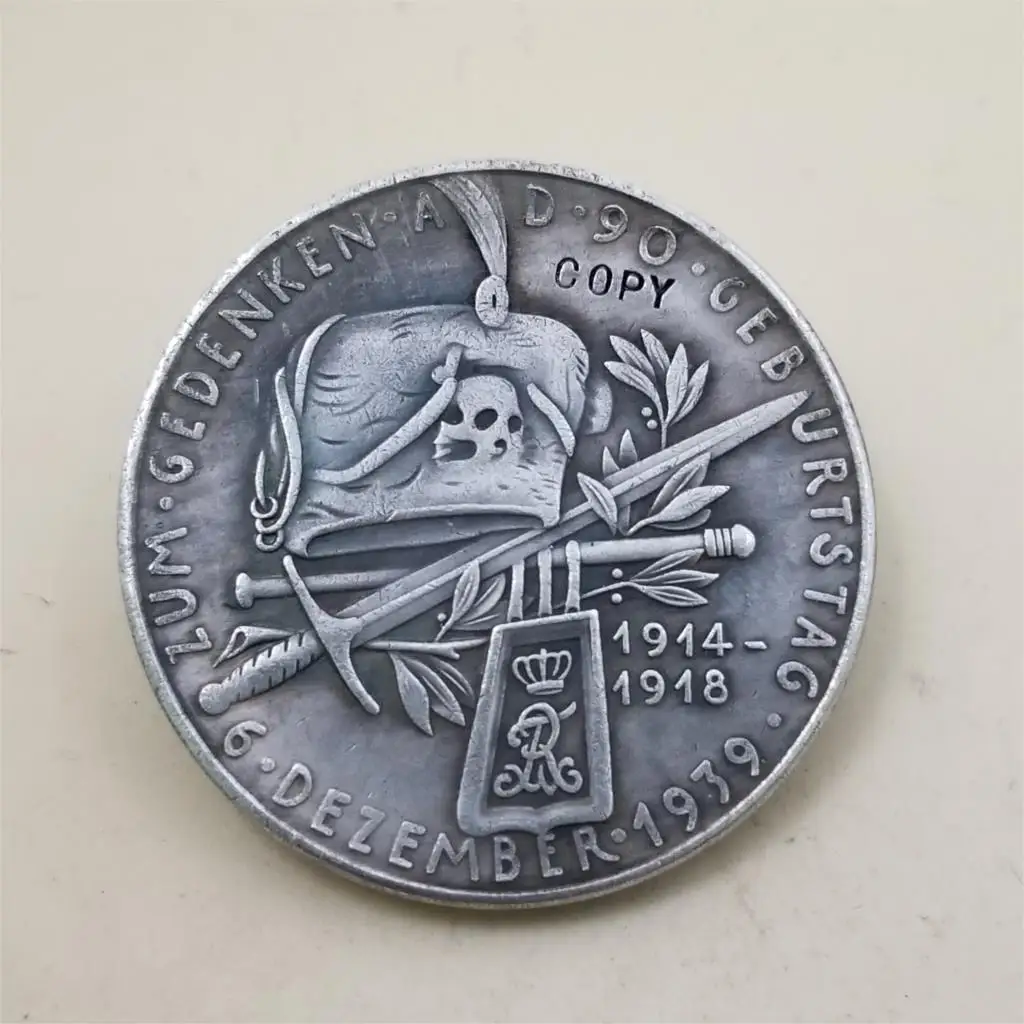 1939 Германия копия монеты памятные монеты художественная коллекция