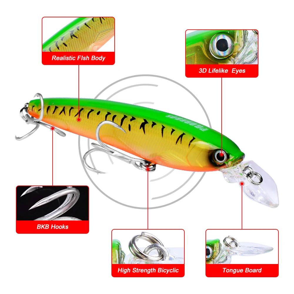 Приманки карандаши приманка 4 # тонущий крючок 18 5g 12 см воблер твердая Bass Isca