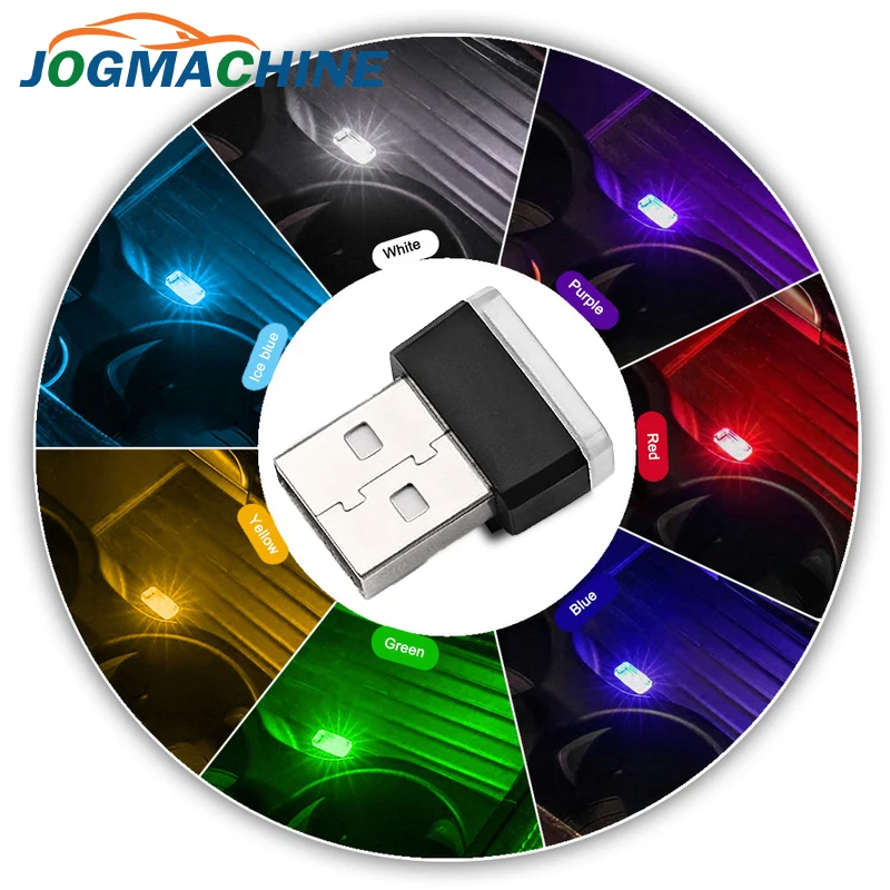 Дропшиппинг мини-светодиод машины светильник для салона автомобиля USB