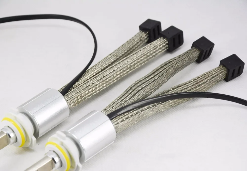 1 комплект 9012 HIR2 110W 13200LM P70 светодиодная фара XHP 70 4 светодиодный чип без