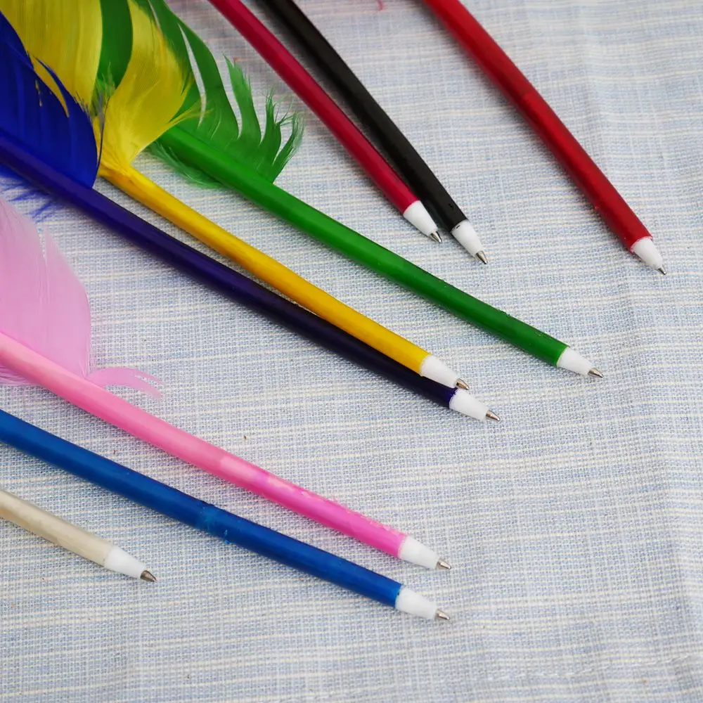 1 шт. пластиковая шариковая ручка с перьями|feather quill|quill featherfeather feather |