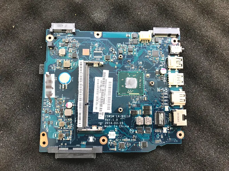 

Материнская плата для ноутбука ACER Aspire ES1-511 NBMML11002 Z5W1M LA-B511P SR1W4 N2830 N2930 CPU DDR3