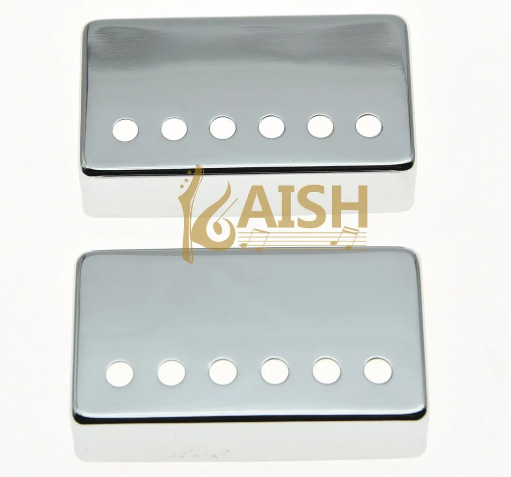 Dopro 2x хром/черный LP Humbucker крышки для гитары 50 мм Шея/52 мост подходит | Спорт и