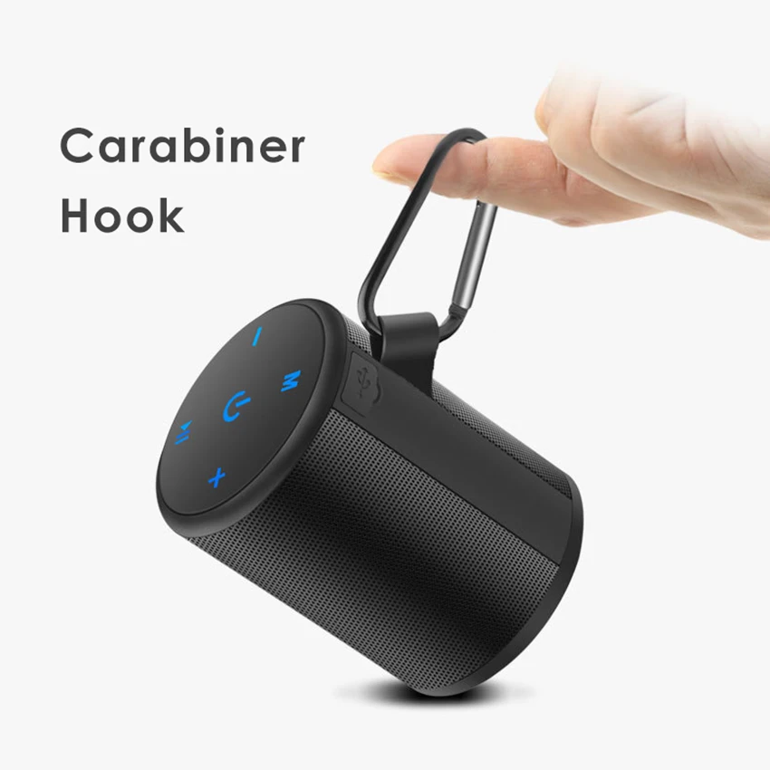 Aimitek T2 Водонепроницаемая уличная bluetooth колонка 5 Вт Портативная Беспроводная с