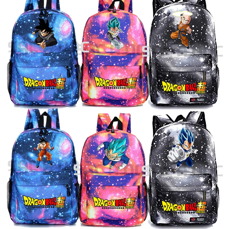 Лидер продаж, рюкзак с драконами, Супер Saiyan, модный узор, рюкзак для ноутбука, Goku Vegeta, для мужчин и женщин, для мальчиков и девочек, школьный рюкзак