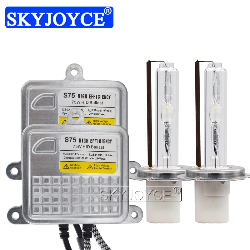 SKYJOYCE 24V 75W DLT HID Xenon Kit D2H H1 H7 H11 9005 9006 4300K 5000K 6000K 8000K автомобильный Грузовик Лодка