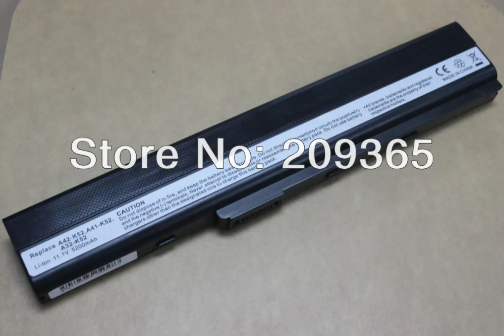 Laptop Battery For Asus K52F K52f K52JB K52JC K52JE K52JK K52Jr K52jr-a1 K52jr-x2 K52jr-x4 K52jr-x5 | Компьютеры и офис