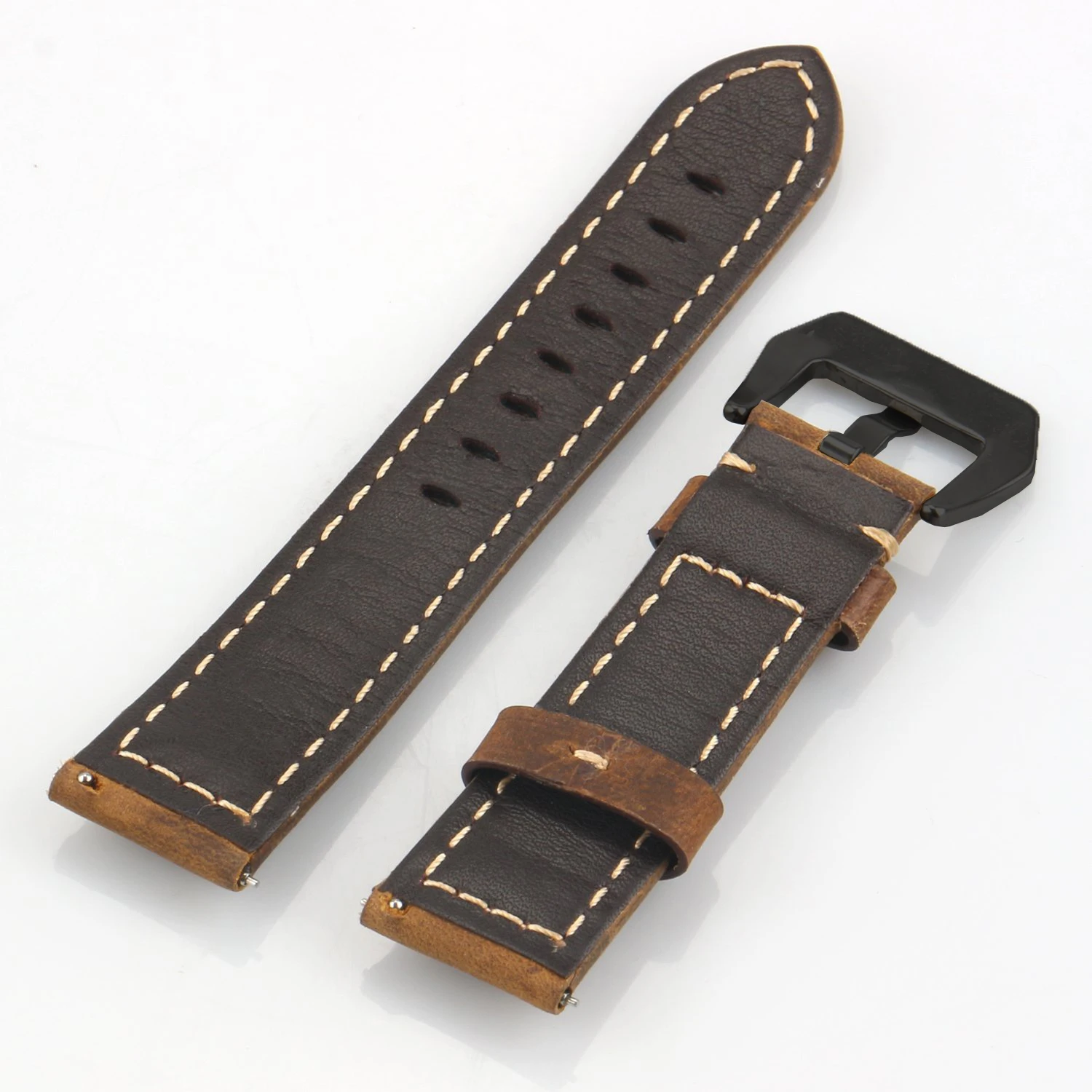 Ремешок для часов Crazy Horse из натуральной кожи для Huami Amazfit Bip BIT PACE Lite Youth с классической пряжкой, сменный ремешок для часов