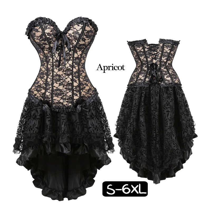 Корсет женский кружевной в стиле стимпанк модная пикантная Одежда с бантом