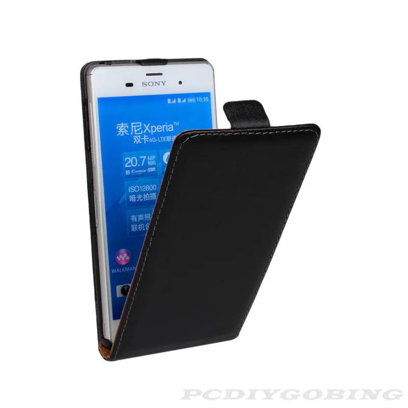 PDGB кожаный чехол для Sony Xperia Z1 Z2 Z3 Z5 Premium X Compact XP XA E5 XZ L1 XA1 Ultra XZ1 XZS XZ3 Вертикальный