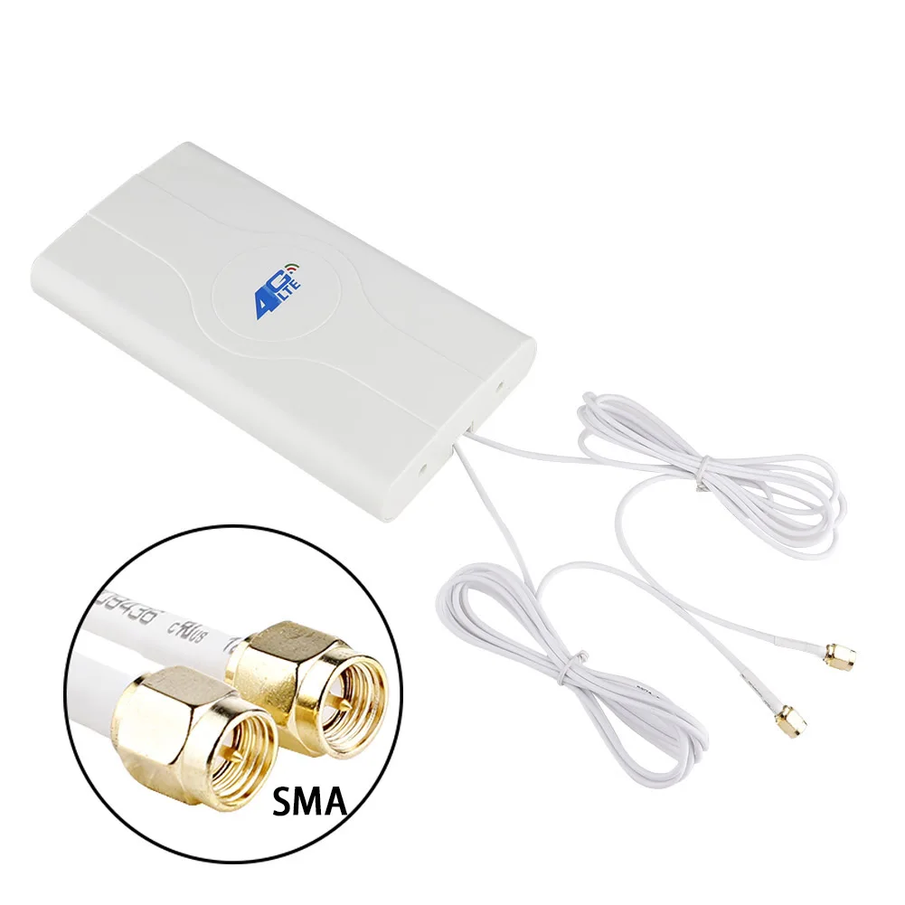 88 дБи 3G 4G LTE антенна мобильный усилитель антенны mImo панельная 2 * SMA-male/TS9/CRC9 разъем с