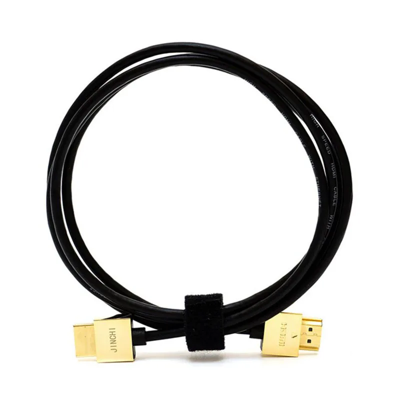 Кабель HDMI JINCHI HD кабель версия 2 0 Золотая небольшая коробка ПК ТВ 1 м/1 5 м/3 м/5 м