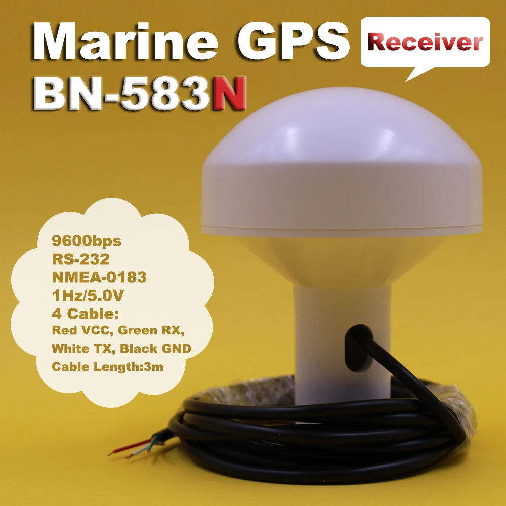 BEITIAN DIY 4 кабеля: Красный VCC зеленый RX белый TX Черный GND м Вспышка 1 Гц RS 232 9600bps M8030 KT