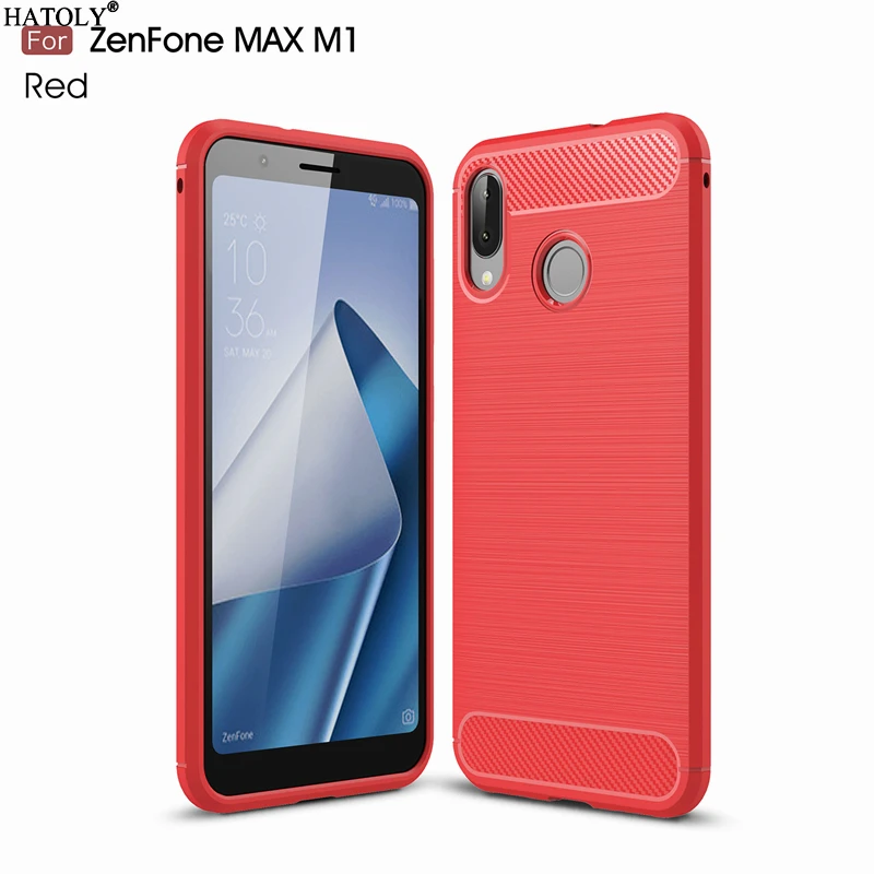Чехол HATOLY для ASUS Zenfone Max M1 ZB555KL мягкие силиконовые чехлы с начесом из ТПУ |