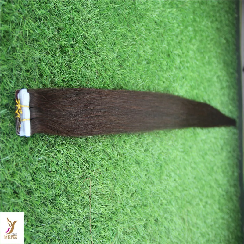 100% Malaysian Human Remy Stariaght Tape Hair Extension 10-30&quot Skin Weft Extensions 6a Unprocessed Pu |