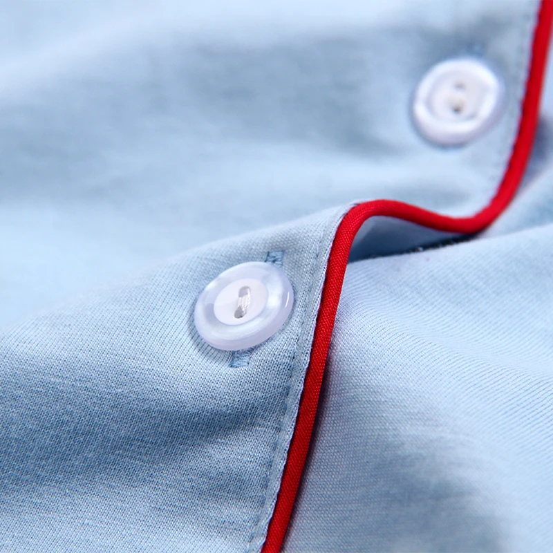 Женская пижама из 100% хлопка для сна 7 предметов хлопка|Комплекты пижам| |