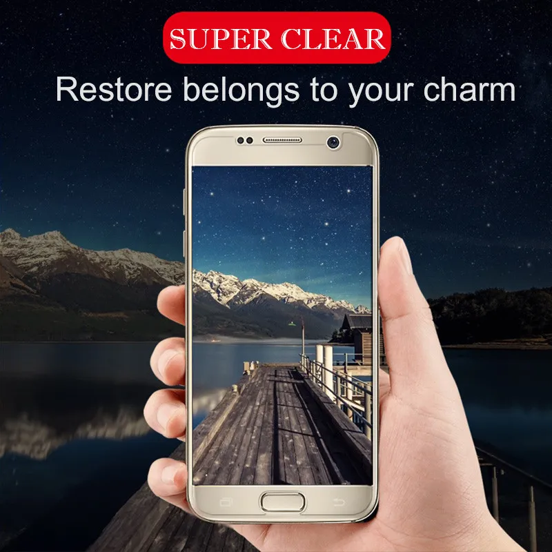 Закаленное стекло 2.5D 9H для Samsung Galaxy S7 S6 S5 S4 S3 Защитная пленка экрана J3 J5 J7 2015 2016 J1