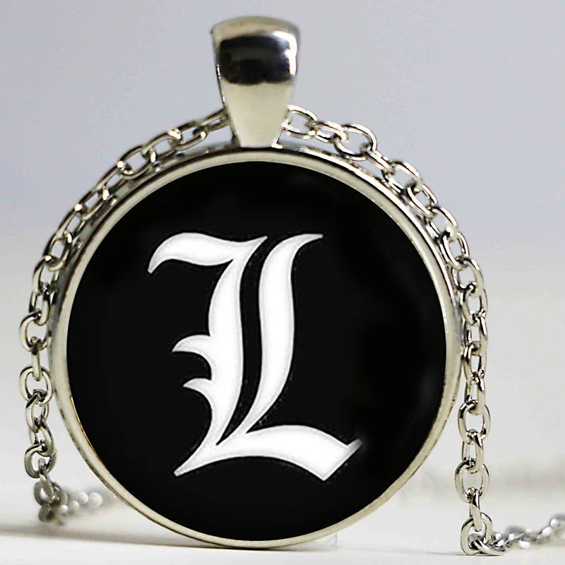 Стеклянный кабошон из аниме Death Note сделай сам кулон ручной работы модные