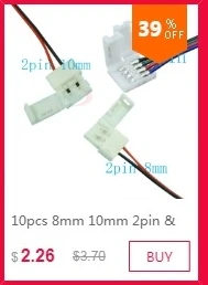 100 шт. 4 Pin гамма разъем адаптера иглы Мужской Двойной 4pin светодио дный 5050 RGB полосы
