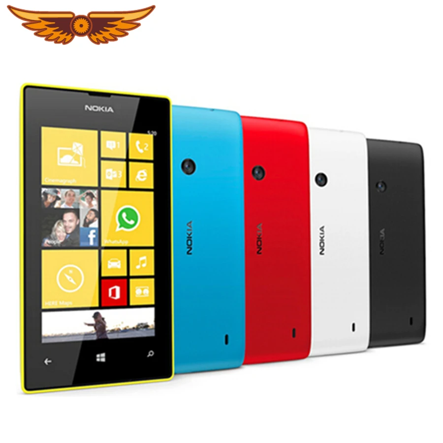 Оригинальный мобильный телефон Nokia Lumia 525 двухъядерный 3G Wi-Fi GPS камера 5 Мп 1 ГБ ОЗУ 8