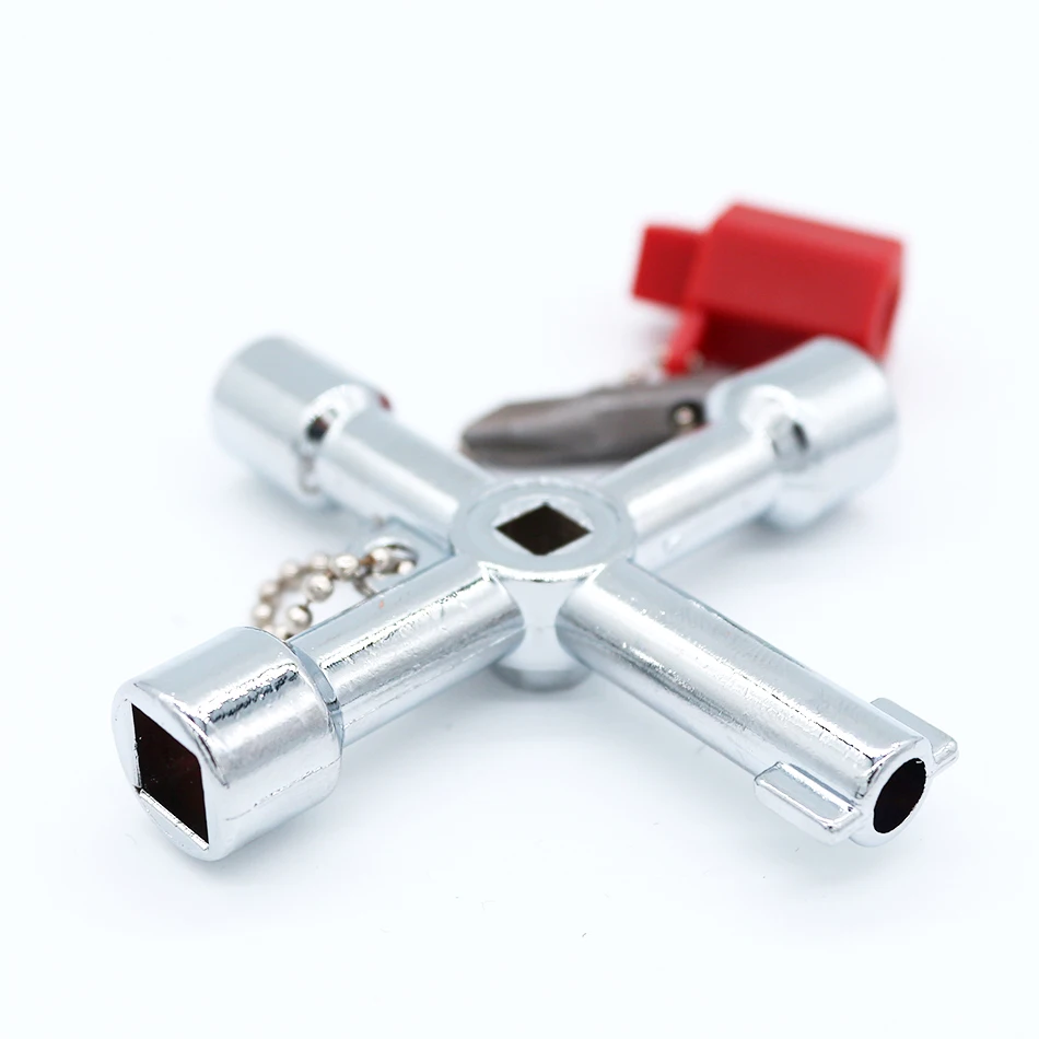 Multifunction 4 Ways Universal Triangle Wrench Key Plumber Keys For Gas Electric Meter Cabinets Bleed Radiators | Инструменты