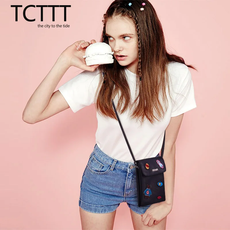 TCTTT Женщины Симпатичные Vouge знак сотовый телефон сумка тенденции Моды Kawaii Летом