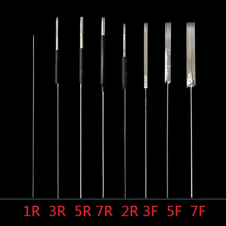 Одноразовые иглы 3R для перманентного макияжа 100 шт. традиционные колпачки игл 3